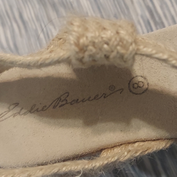 Espadrill sandal 2in wedge size 8 - Picture 3 of 4